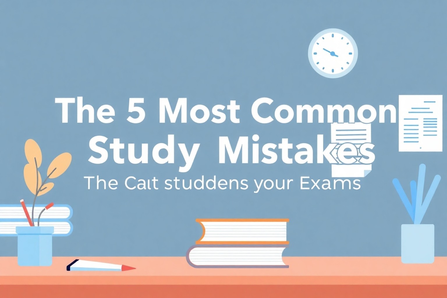 The 5 Most Common Study Mistakes That Cost Students Their Exams