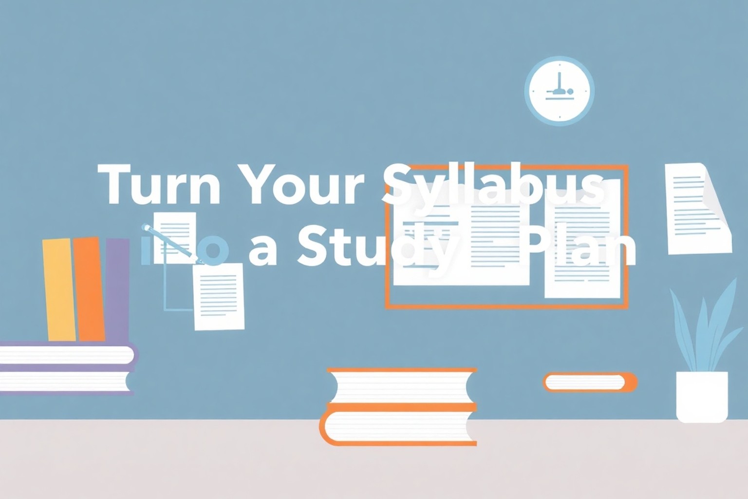 Turn Your Syllabus into a Study Plan with Ease