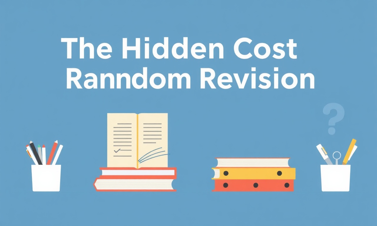 The Hidden Cost of Random Revision: Why It's Not Helping Your Exams