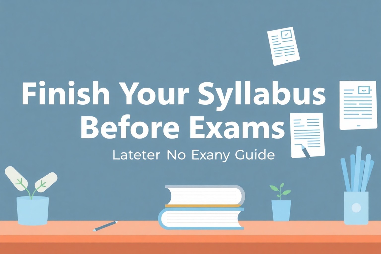 Finish Your Syllabus Before Exams: A Step-by-Step Guide